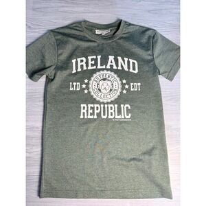 Irish Connexxion Ireland Republic Graphic T-Shirt‎ Mens XS Green Polyester Tee